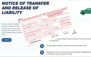 California NRL Notice of Transfer Release of Liability